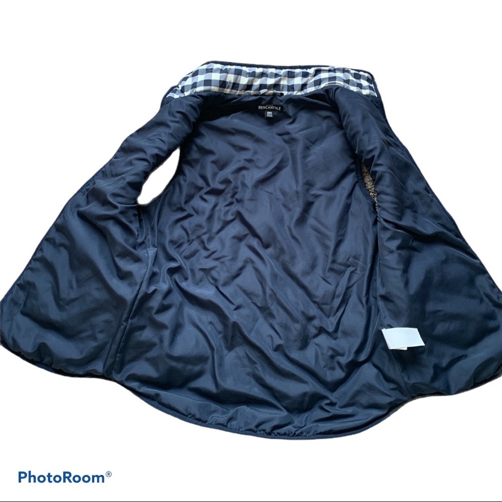 J. Crew Mercantile Gingham Quilted Puffer Vest - Picture 4 of 5